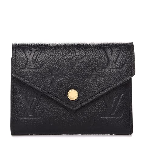 louis vuitton wallet black womens|louis vuitton black small wallet.